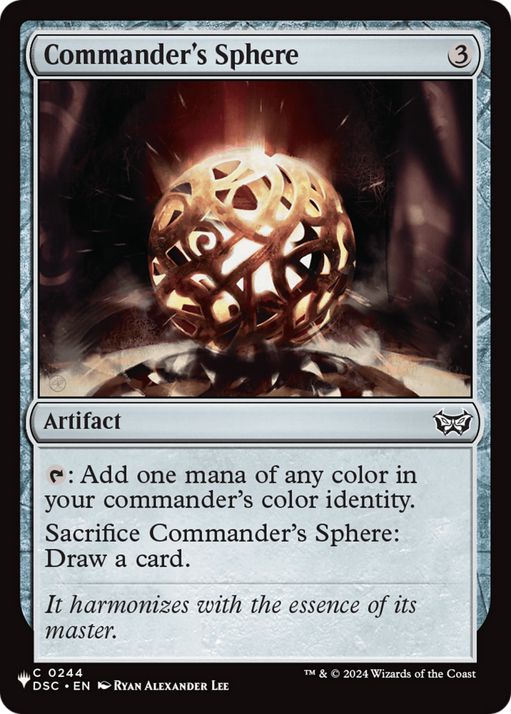 Commander's Sphere (BRC) [The List]
