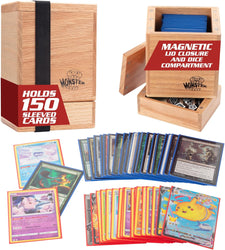 Magnetic Wooden Deck Box - Red Oak [Monster]