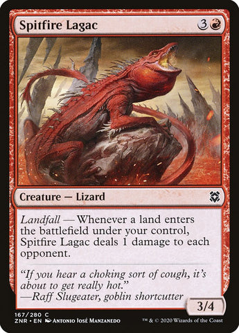 mtg lizard cards Magebane Lizard [#0134] (OTJ-U-FOIL) main image 0