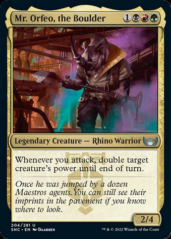 rhino cards mtg Gnarlback Print A single individual card from the Magic MTG Singles - All Products
