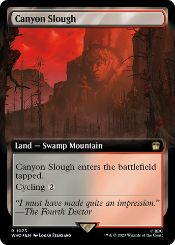 Canyon Slough (Extended Art) (Surge Foil) [Doctor Who]