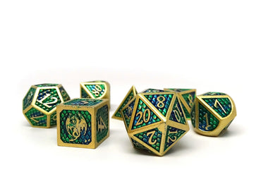 Easy Roller Metal Dice - Acid Dragon Scales