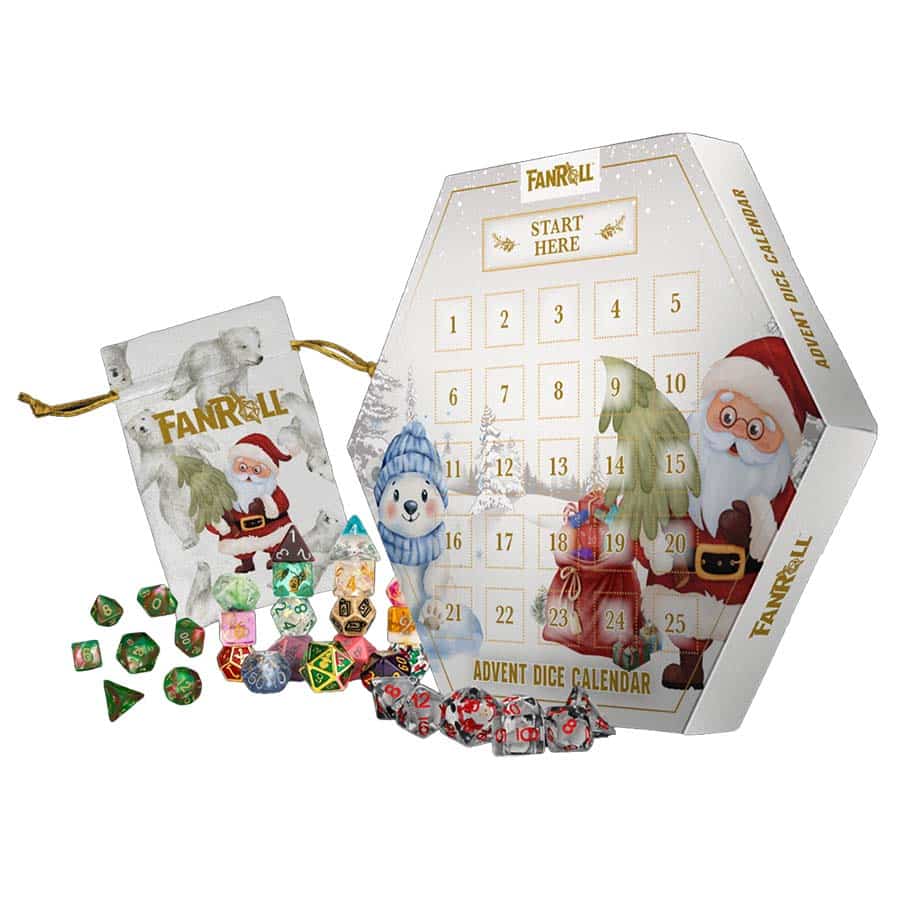 Fanroll Holiday Advent Dice Calendar 2026