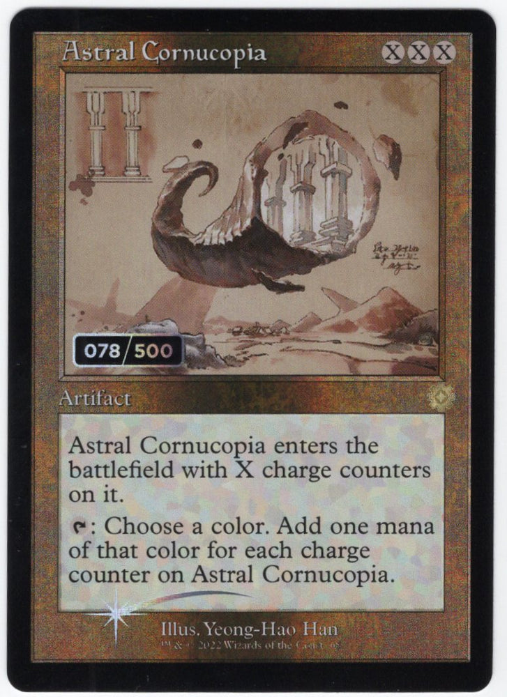 astral cards mtg Astral Cornucopia #078/500 Serialized