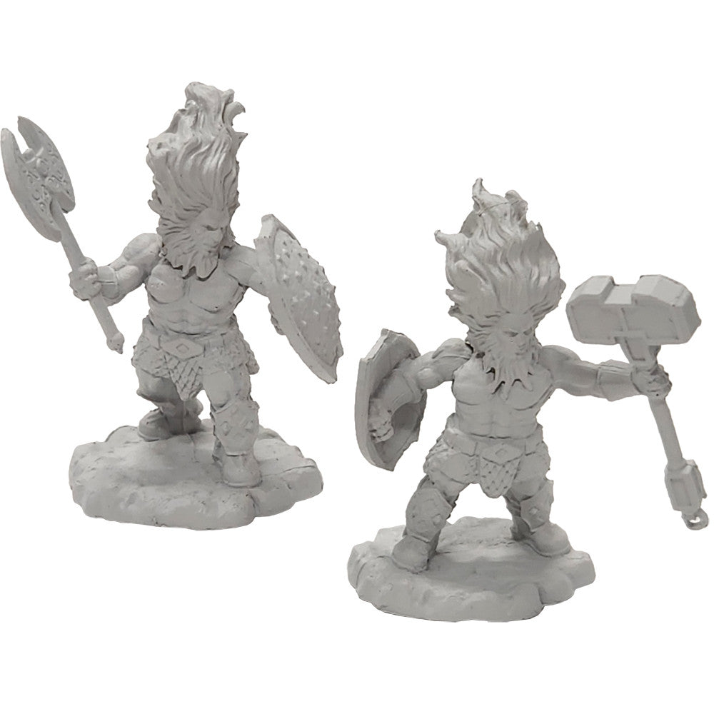 Unpainted D&D Miniature: Azer Warriors