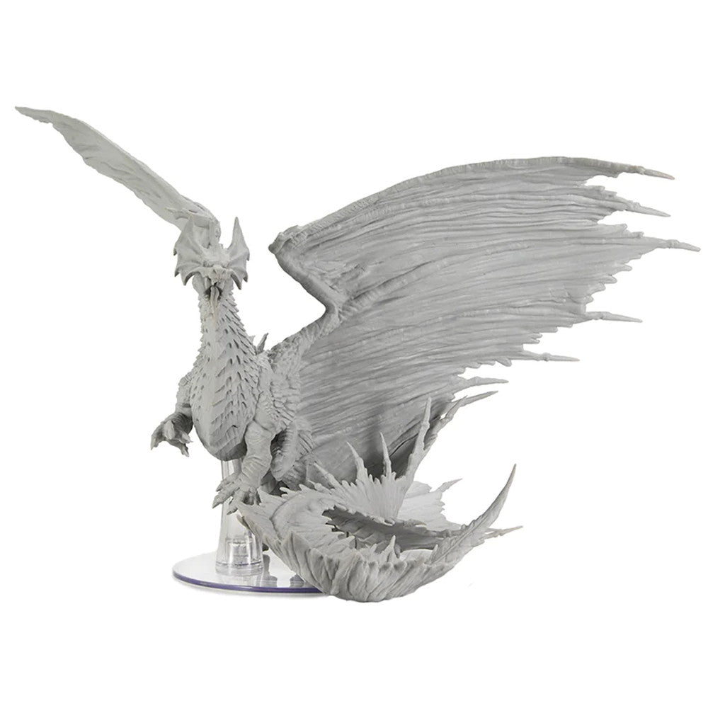 Unpainted D&D Miniature: Adult Brass Dragon