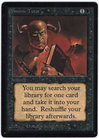Demonic Tutor - Beta - LP #167