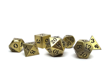 Easy Roller Metal Dice - Legendary Bronze 7 Piece Set