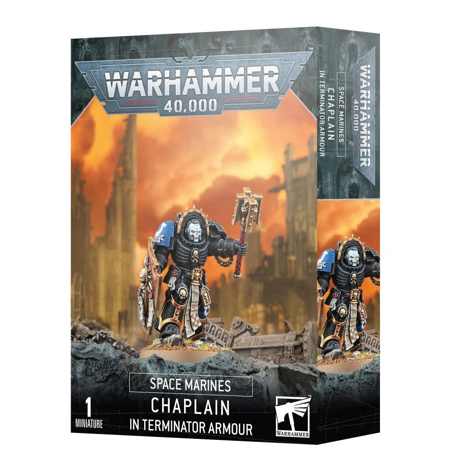 Warhammer 40K: Space Marines Chaplain in Terminator Armour