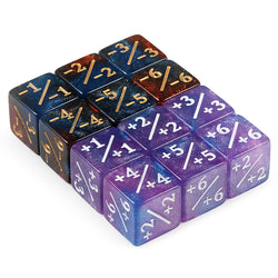 +1/+1 & -1/-1 Counter Dice (Set of 12)