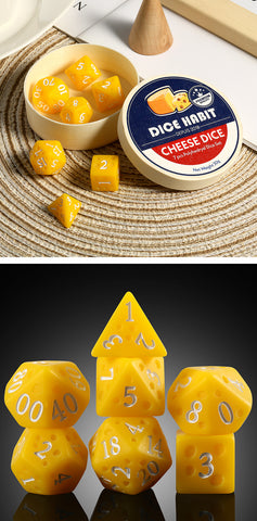 Cheese RPG Dice Set