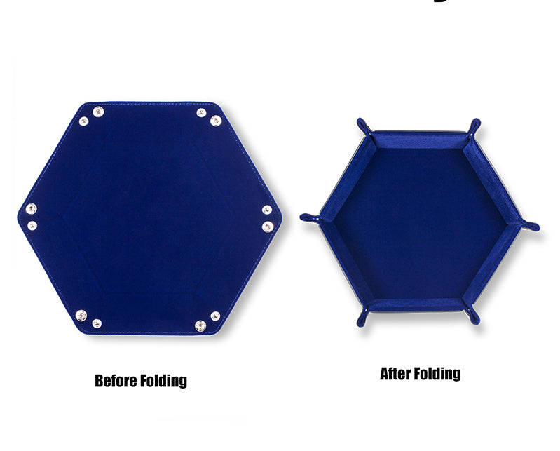 Hexagon Folding Dice Tray