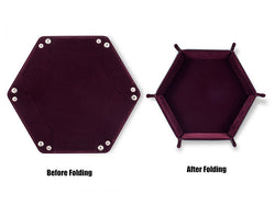 Hexagon Folding Dice Tray