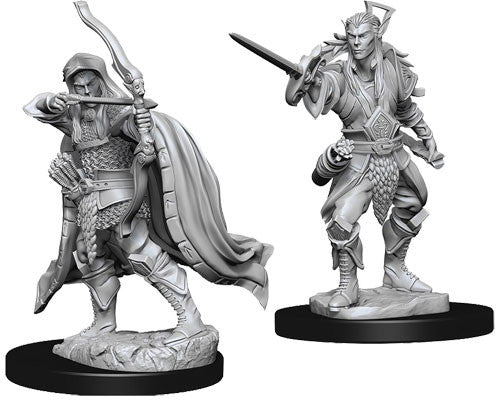 Unpainted D&D Miniature: Elf Rogue