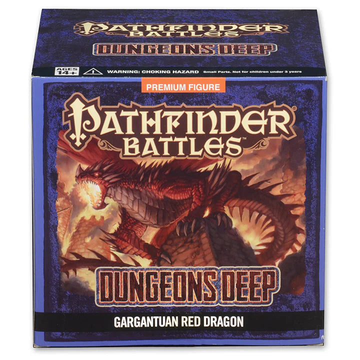 Pathfinder Battles Miniature: Dungeons Deep - Gargantuan Red Dragon