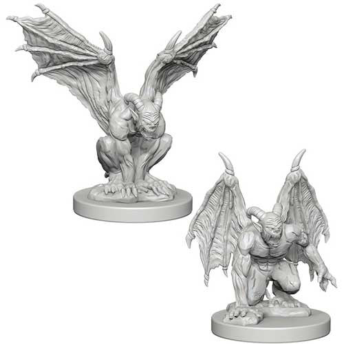 Unpainted D&D Miniature: Gargoyles