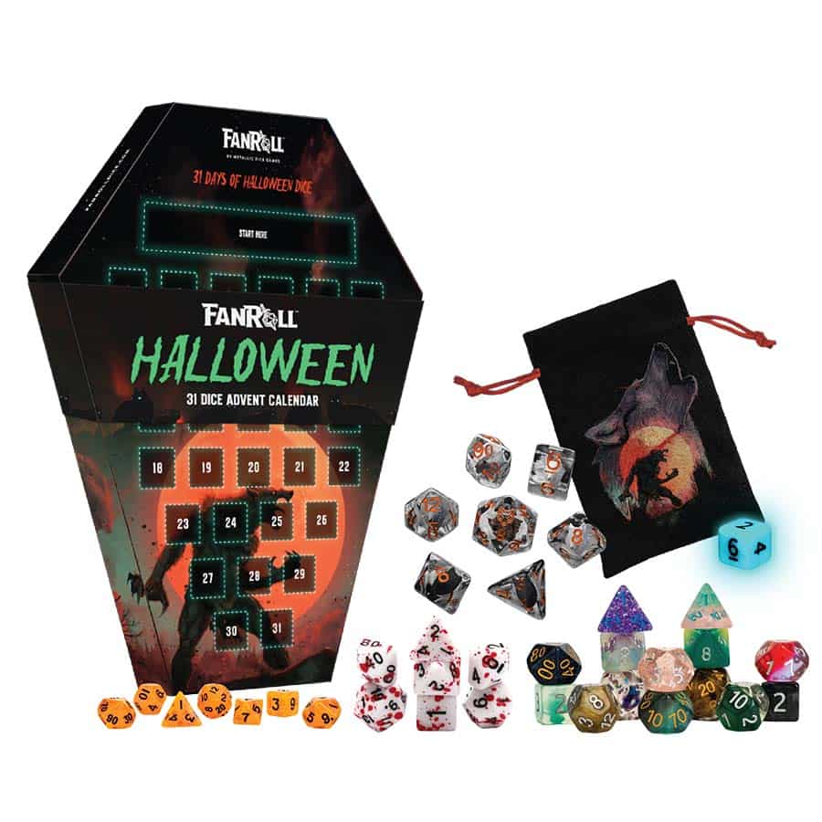 Dice Goblin Fanroll Halloween Advent Dice Calendar 2026