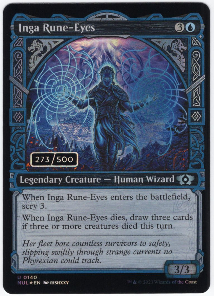 Inga Rune-Eyes 273/500 Serialized -March of the Machine: Multiverse Legends