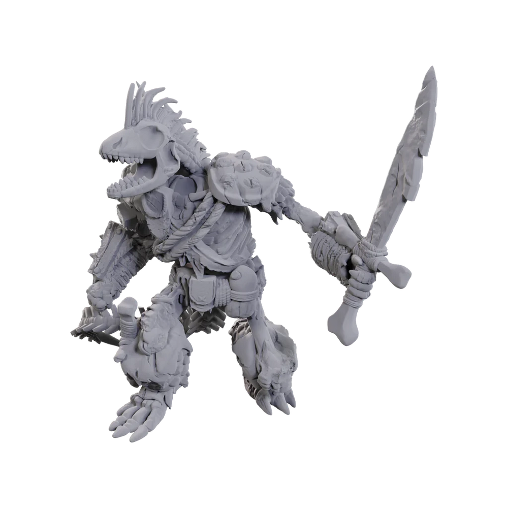D&D Miniatures: Lizardfolk Skeleton