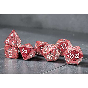 Set of Ten d10 Dice - Lava Stone
