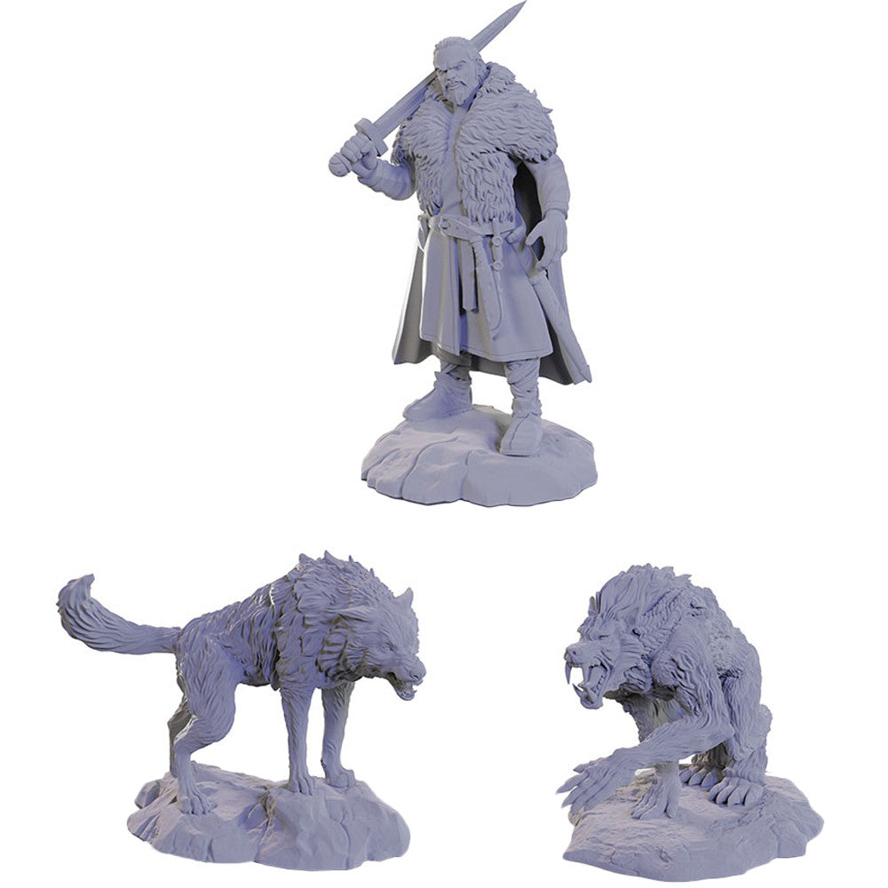 Unpainted D&D Miniature: Loup Garou