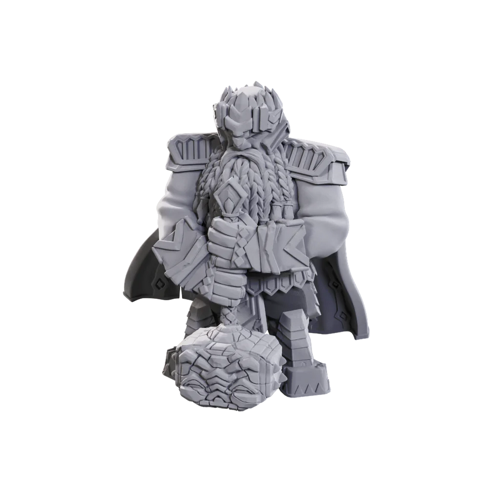D&D Miniatures: Male Dwarf Champion High-Level (Pathfinder Battles)