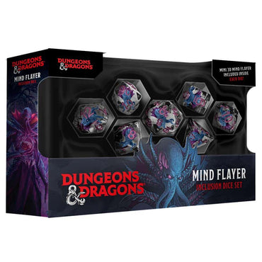 D&D Mind Flayer Inclusion Dice Set