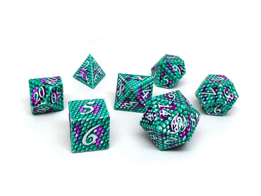 Easy Roller Metal Dice - Poison Scales
