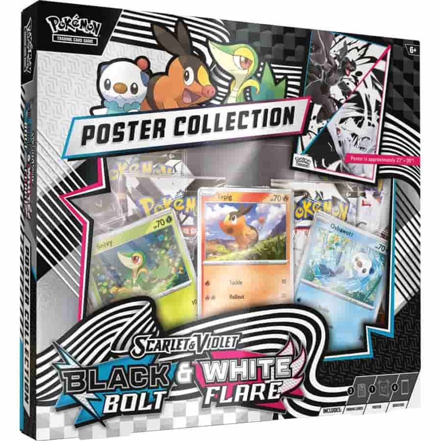 Black Bolt and White Flare Unova Poster Collection [Pokemon]