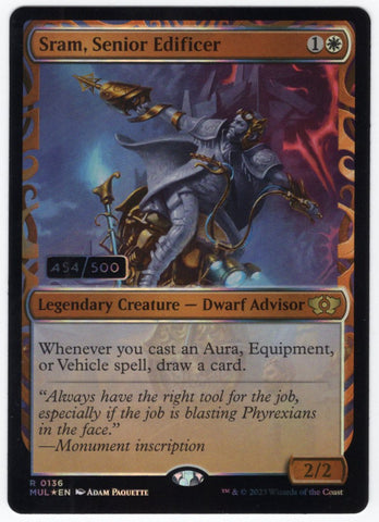 Sram, Senior Edificer #454/500 Serialized - Multiverse Legends