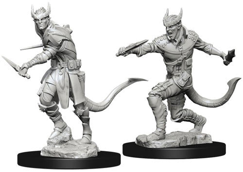 Unpainted D&D Miniature: Tiefling Rogue