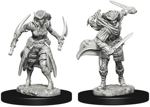 Unpainted D&D Miniature: Tiefling Rogue