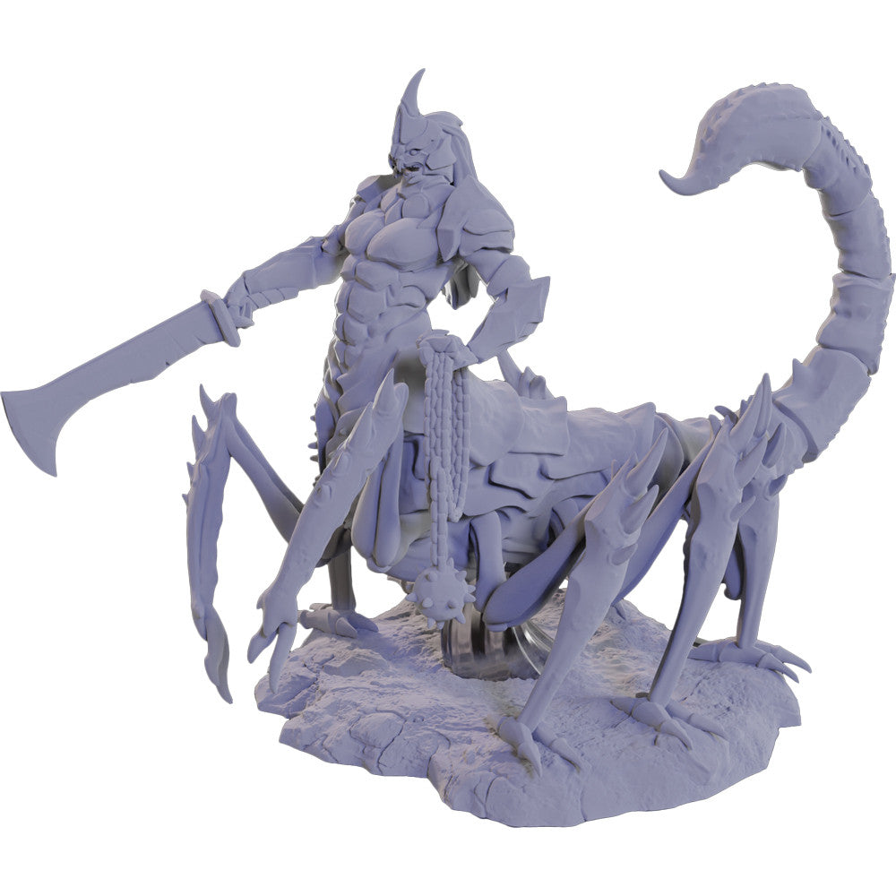 Unpainted D&D Miniature: Tlincalli