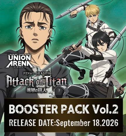 Attack on Titan Vol.2 Booster Box - UEX07BT [Union Arena] (09/18)