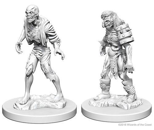 Unpainted D&D Miniature: Zombies