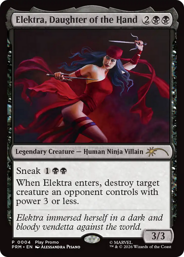 Elektra, Daughter of the Hand [Standard Showdown Promos]