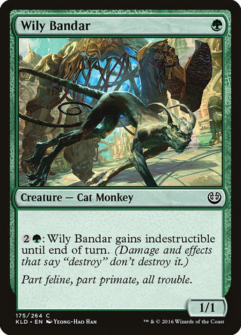 mtg monkey cards Kibo, Uktabi Prince Ape Tribal Artifact Destruction Magic C CommanderComplete Monkey Monkey Monkey gets +1/+1 for each nonland permanent whose name begins with the chosen letter. Command Tower Commander Card