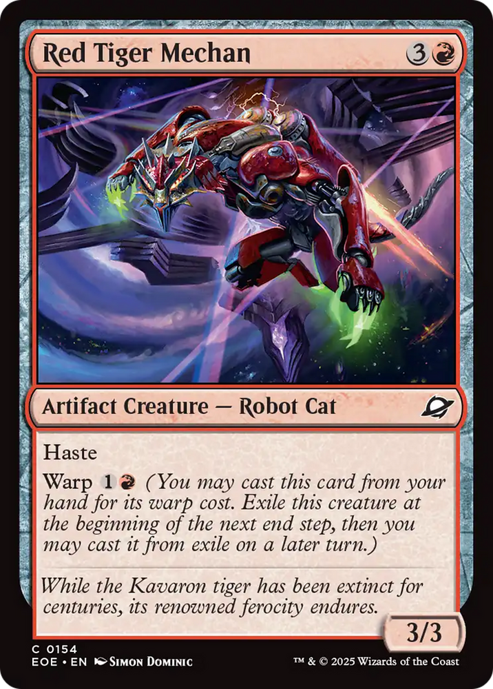 Red Tiger Mechan [Edge of Eternities]