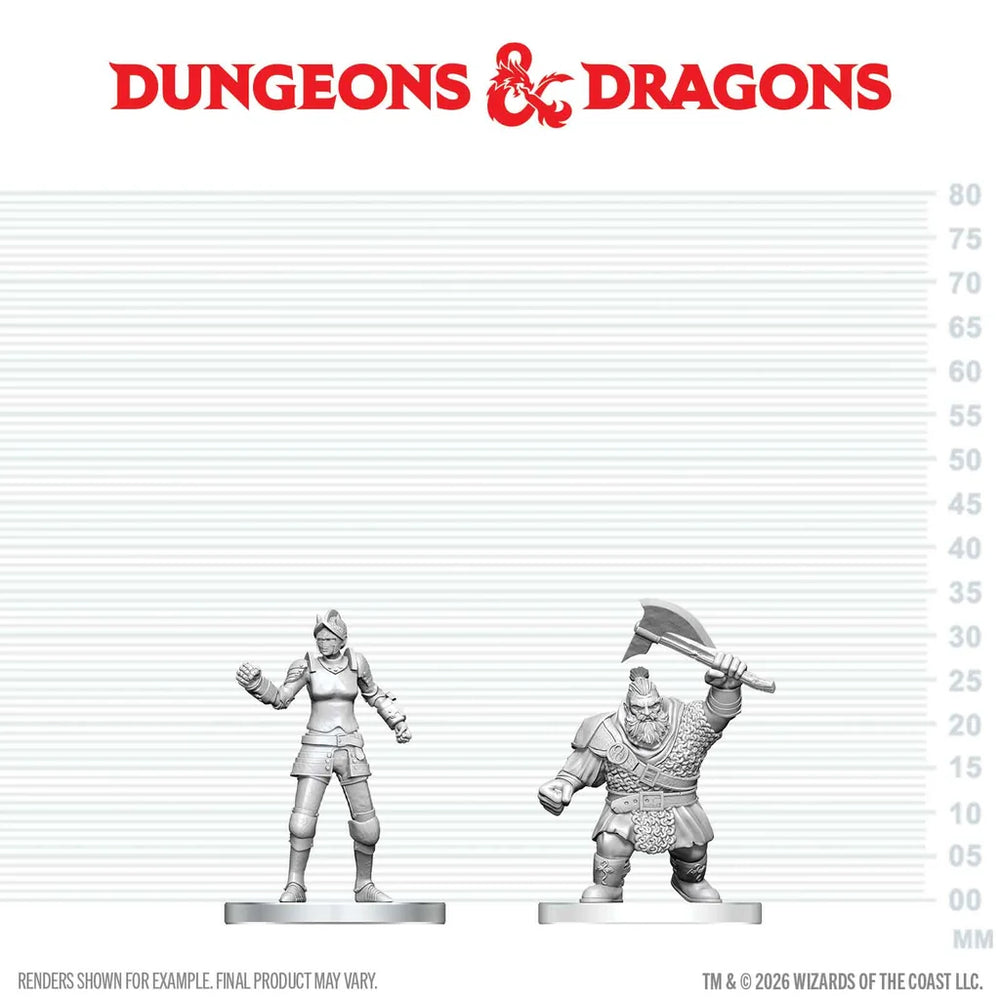Cultist of Bane & Dwarf Zhentilar Soldier [D&D Mini]