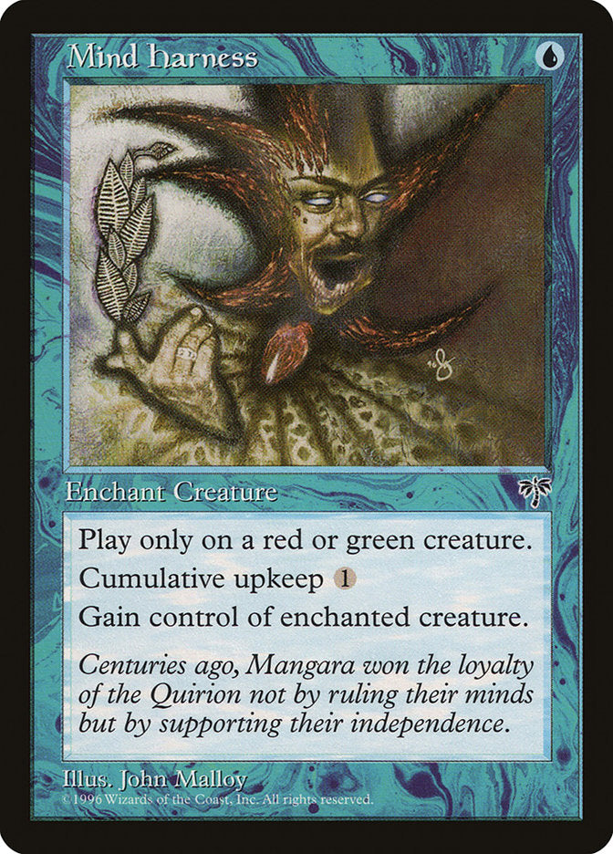 mtg mind control cards Mind Harness [Mirage]