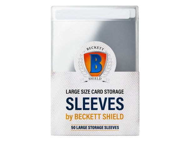 Beckett Semi-Rigid Card Storage Sleeves - 50ct