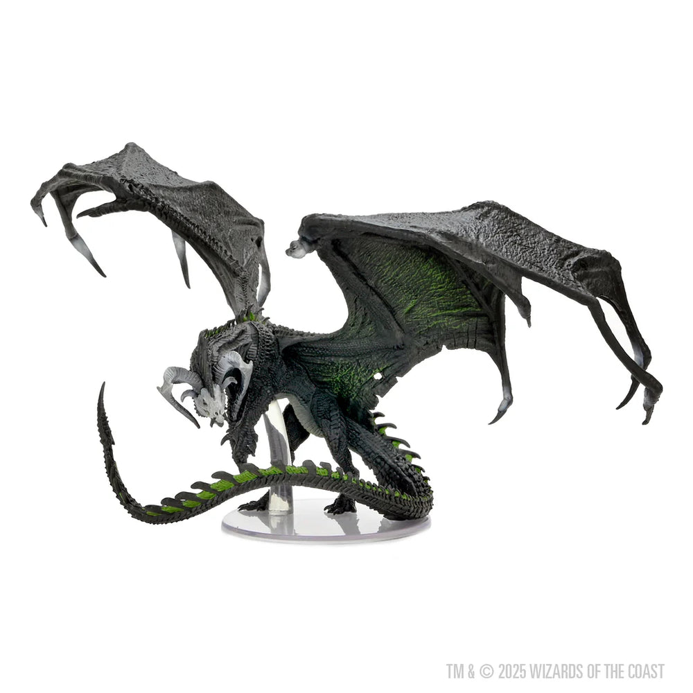 D&D Icons of the Realm: Adult Black Dragon Corruptor (Painted)