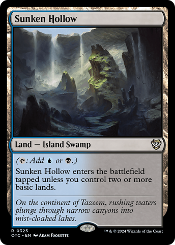 Sunken Hollow [Outlaws of Thunder Junction Commander]