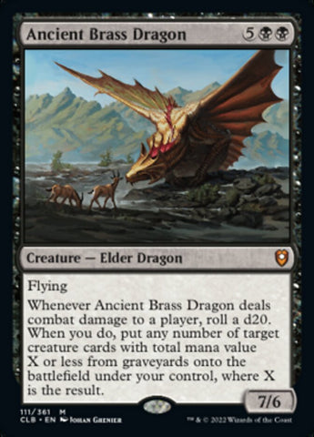 elder dragon mtg cards Ancient Bronze 8/8 Illustrated by Pedro Potier. MTG Commander: Elder Dragons &
