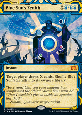 Blue Sun's Zenith (Foil Etched) [Strixhaven: Mystical Archive]