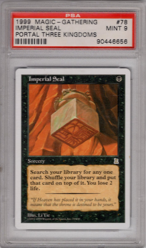 Imperial Seal - Portal 3 Kingdoms - PSA 9 Mint
