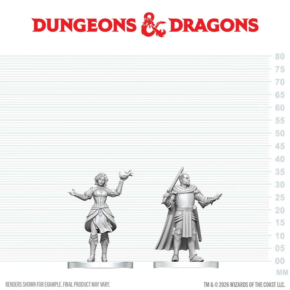 Knight & Mage Apprentice [D&D Mini]