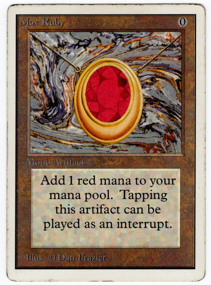 Mox Ruby- Unlimited - HP #157