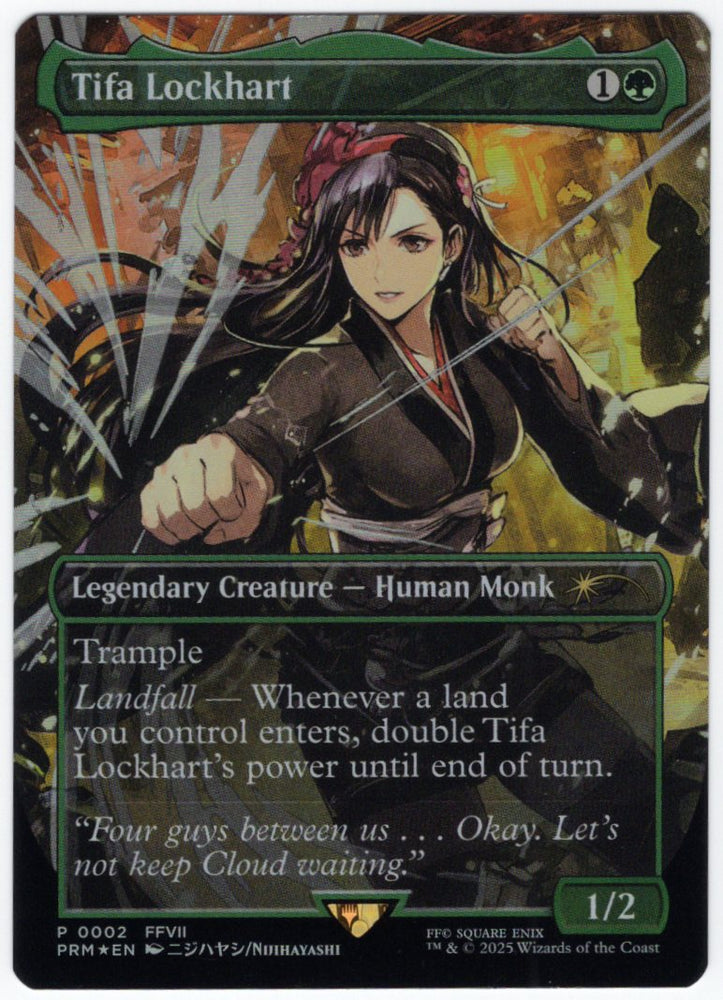 Tifa Lockhart (Borderless) Prize Card Foil /264 Tifa Lockhart (Borderless) Prize Card Foil /264