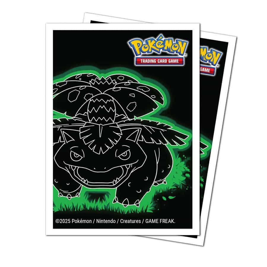 Neon Kanto Venusaur APEX Deck Protector Sleeves [Ultra Pro]
